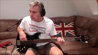 Japan  Mick Karn "Quiet Life"  bass cover