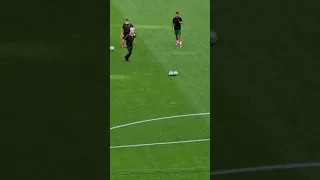 Cristiano Ronaldo practicing freekicks #GermanyvsPortugal