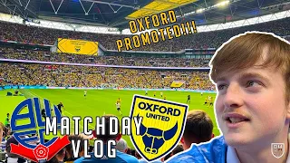 The moment OXFORD got PROMOTED to the CHAMPIONSHIP | BOLTON VS OXFORD VLOG