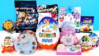 СЮРПРИЗ MIX! Pikmi Pops, Monster High, LEGO Harry Potter 2, LPS, Фиксики Unboxing Kinder Surprise