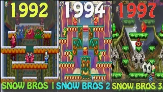 EVOLUTION OF SNOW BROS 1988-1999