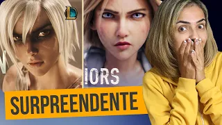 REACT: Cinematic de League of Legends: Awaken | Season 2019 (ft. Valerie Broussard) & Warriors 2020