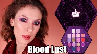 Палетка BLOOD LUST palette JEFFREE STAR: макияжи, подробные свотчи, первые впечатления и почти обзор