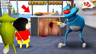 Oggy And Jack Found Secret UNDERGROUND Bunker Inside Franklin's Kitchen In Gta 5 ( Gta 5 Mods)