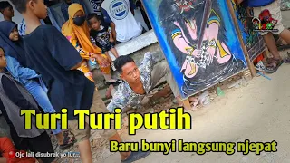 🔵Turi turi putih baru bunyi langsung njepat ||Jaranan lampung