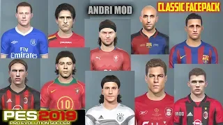 PES 2019 - NEW LEGENDS FACEPACK by ANDRI MOD