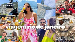VLOG VIAGEM RIO DE JANEIRO: pão de açúcar, cristo, parque lage, confeitaria colombo, jogo flamengo..