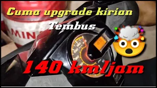 cuma upgrade kirian beat tembus 140 KM/JAM . upgrade cvt beat. upgrade kirian beat. AWAS NYESEL 🤯🤯