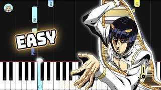 JoJo OP 9 - "Traitor's Requiem" - EASY Piano Tutorial & Sheet Music