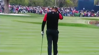 Tiger Woods shanks it then drops F bomb at Players Championship Live!.