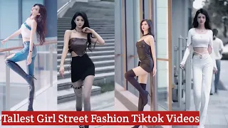 Tallest Girl Street Fashion Tiktok #trending  Videos Episode 2 | Dark Sides