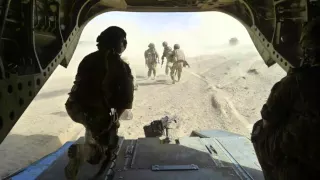 UK MERT - Sun sets on Afghanistan