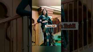 Pakistani Actress Stuns in Gorgeous Saree. #shorts #trending