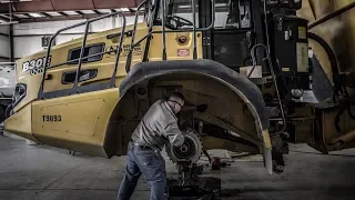 Learn how to do brake repair on a 30 ton bell b30e adt- bell equipment brakes.