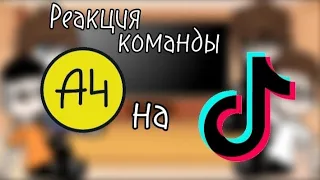 [°•~Реакция команды А4 на тт~•°]