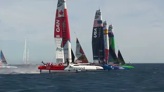 Sail GP à Saint-Tropez : record de vitesse à 100 km/h pour le bateau français