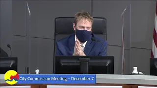 City Commission Meeting - December 7, 2021