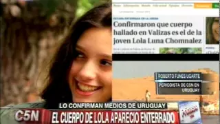 C5N - CASO LOLA CHOMNALEZ: ENCONTRARON EL CUERPO EN LA PLAYA (PARTE 2)