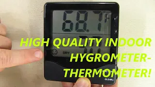 HIGH QUALITY Indoor Hygrometer Thermometer, Large LCD Screen REVIEW