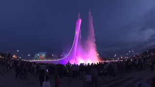 Поющий фонтан | Сочи | Олимпийский парк | Чаша Олимпийского огня