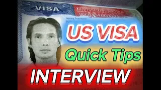 US VISA Application PERSONAL INTERVIEW TIPS - Tourist & Guitarist Actual Experience  - Episode 2