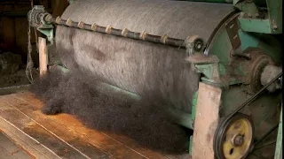 Industrial Wool Processing Machine -  Carding Wool