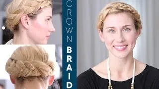 How To: Crown Braid Hair Tutorial