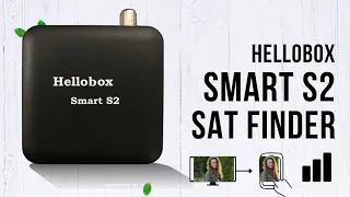 Hellobox Smart S2 TV Receiver Play On Mobile Phone Satellite Finder Support TV Play Unboxing | JK