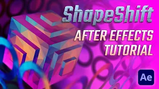 ShapeShift - After Effects Tutorial (Make Mesmerizing 3D Transitions)