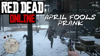 Rockstar April Fools Prank - Red Dead Online - Snow Everywhere