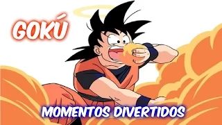 Los Momentos Más Divertidos de Gokú | Español Latino