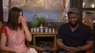 Bird Box Interview | Sandra Bullock & Trevente Rhodes | Giving Kids Hope Scene