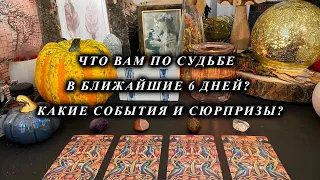 ЧТО ВАМ ПО СУДЬБЕ В БЛИЖАЙШИЕ 6 ДНЕЙ? КАКИЕ СОБЫТИЯ И СЮРПРИЗЫ ВАС ЖДУТ? Гадание от Карины на таро