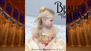 Peinado para niña de la princesa Bella "La bella y la bestia" / Belle´s hairstyle tutorial