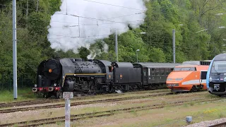 Locomotives à vapeur/ TGV PSE 16/CC 72084/ autorails et autres locomotives au festival vapeur 2023