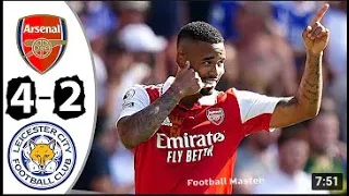 Arsenal Vs Leicester City 4:2 Match Highlights & All Goals 2022