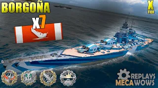 Borgoña 7 Kills & 276k Damage | World of Warships Gameplay 4k