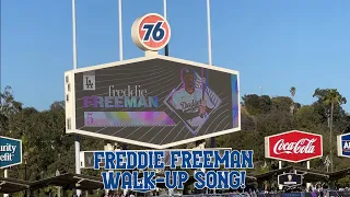 2022 FREDDIE FREEMAN WALK-UP SONG! | 2022 Dodgers Baseball
