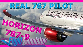 Real 787 Pilot Reviews the Horizon 787-9!