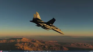 Top Gun (1986) Crash scene (F-14) in DCS. How Goose died. :(