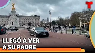 Reportan que Harry llegó a Inglaterra para ver a su padre | Telemundo Entretenimiento