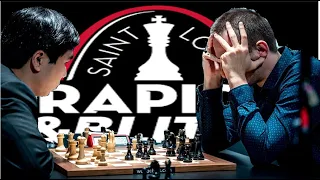 Wesley So Uses London System + Queens Gambit Set-Up VS Grischuk ~ St. Louis Rapid & Blitz2020