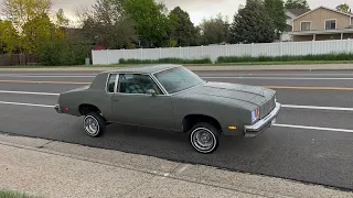 Picking up 1979 Oldsmobile Cutlass Supreme after Installing Hydraulics Switches