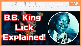 B.B. King Slow Blues Guitar Lick 14 From How Blue Can You Get Live in Sing Sing Prison 1972