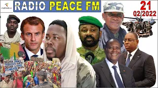 La Revue de Presse de la RADIO PEACE FM du 21 Février 2022