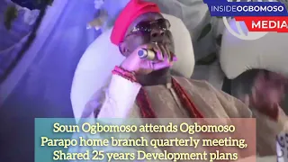 Oba Ghandi Olaoye the Soun of Ogbomoso, speaks on issues, clears air among Ogbomosho Muslims rumor