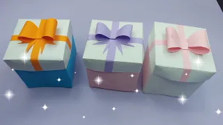 DIY Gift Box / How to make Gift Box? Easy Paper Crafts Idea / DIY gift box / gift box / how to make