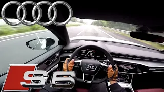 2019 Audi S6 Avant TDI (349 PS) POV Testdrive AUTOBAHN Beschleunigung & Speed