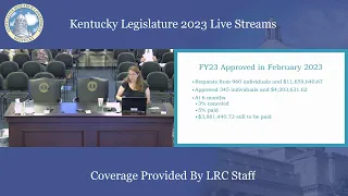 Tobacco Settlement Agreement Fund Oversight Committee (8-10-23)