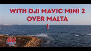 Sunrise flight over MALTA. 4K ULTRAHD Video